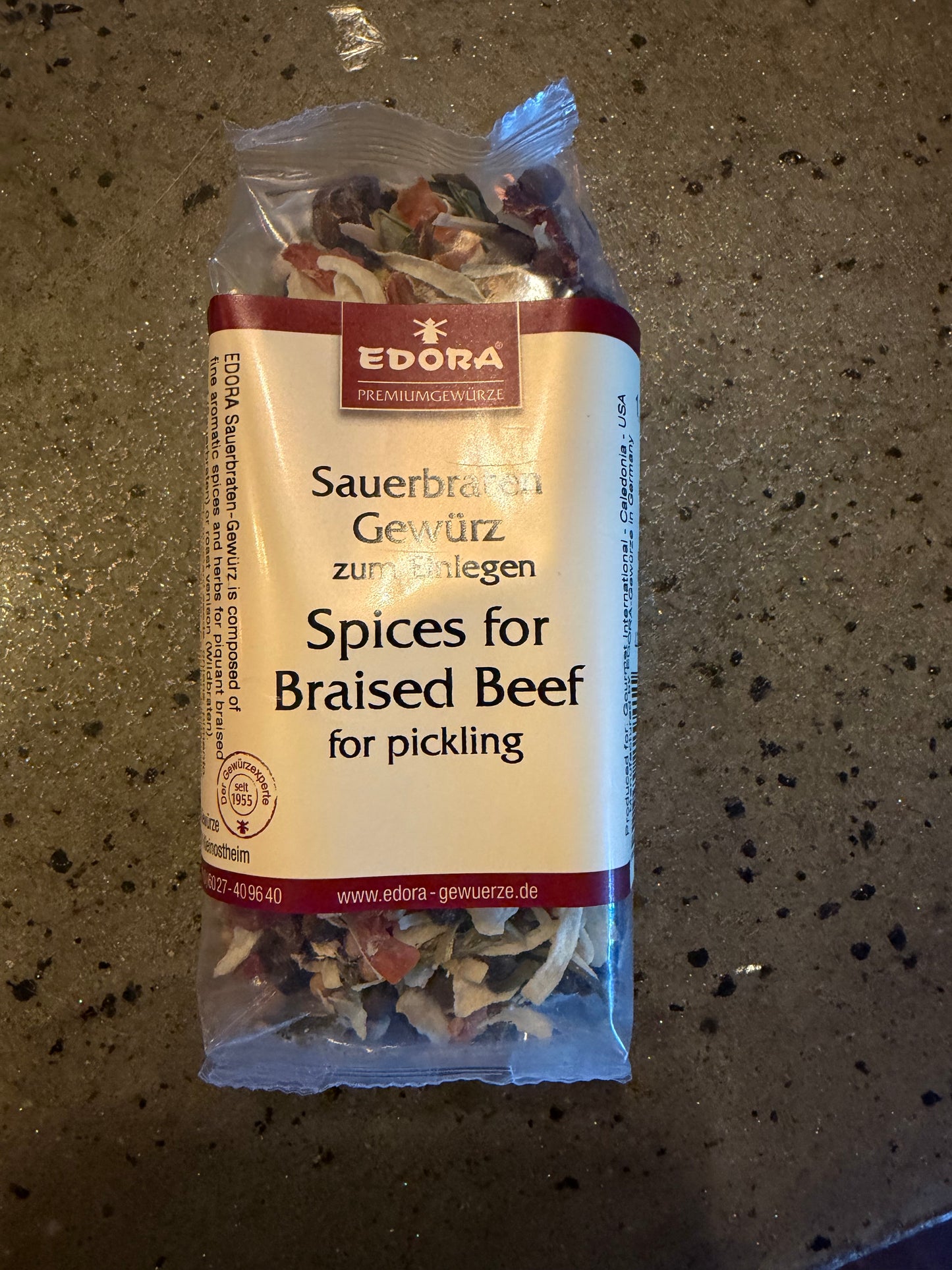 Edora Sauerbraten Gewürz (Spices for Braised Beef and pickling)