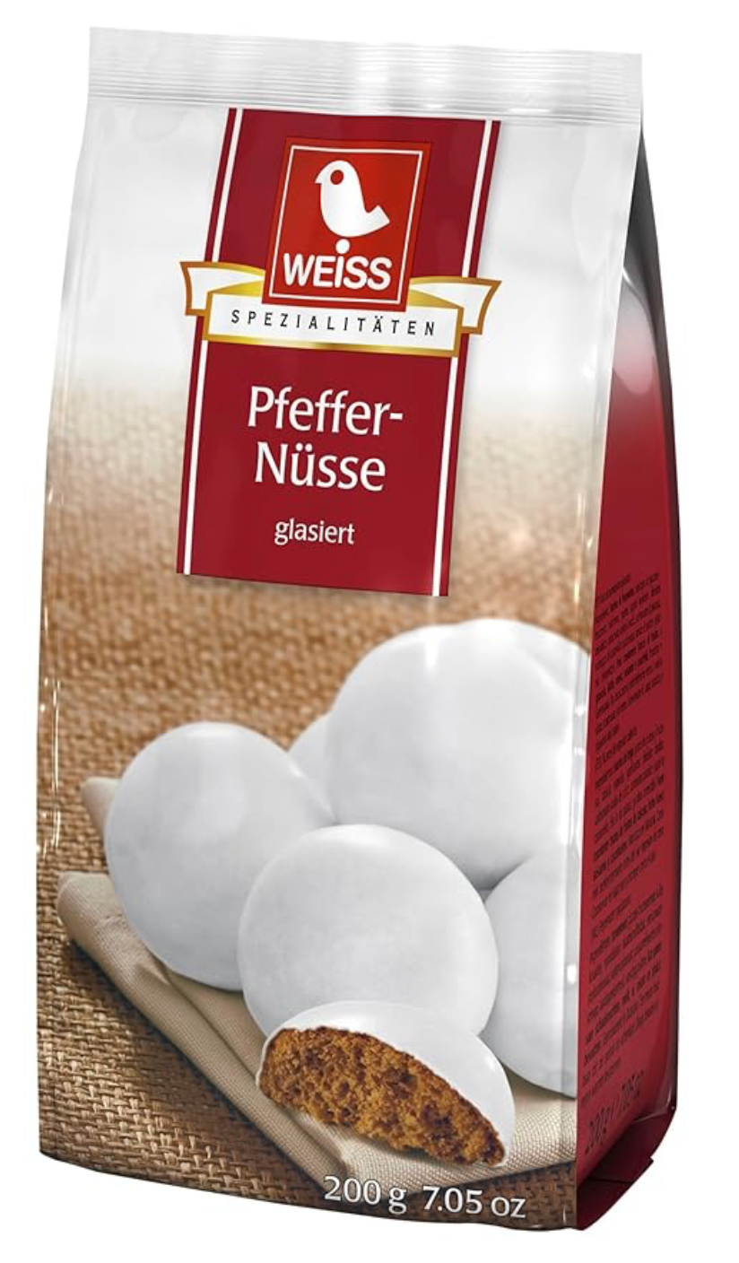 Weiss soft Pfeffernusse