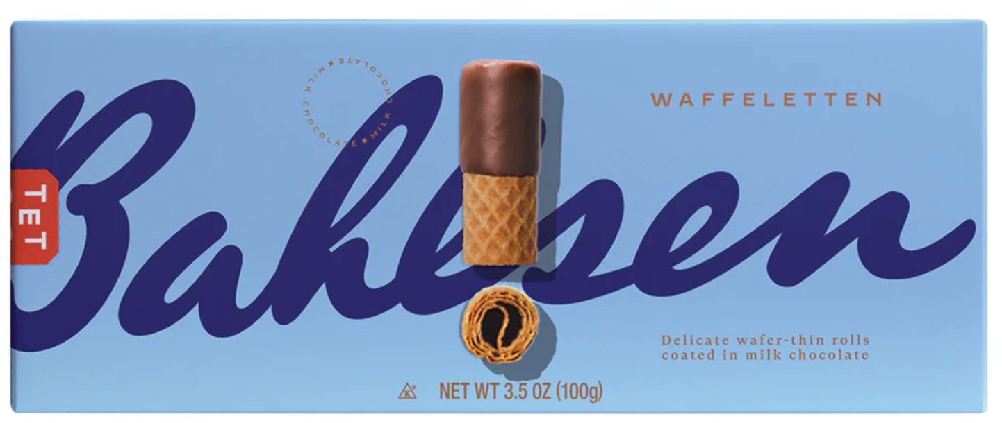 Bahlsen Waffer rolls with milk chocolate